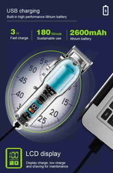 Daling Full Transparent Body Hair Cutting Machine, Cordless Shaver Trimmers